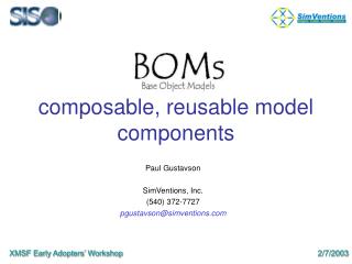 composable, reusable model components