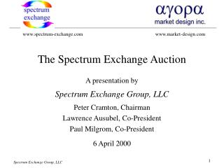 The Spectrum Exchange Auction