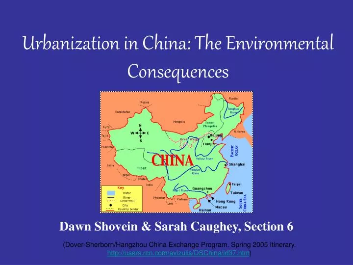 urbanization in china the environmental consequences