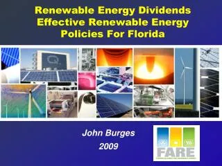 Renewable Energy Dividends Effective Renewable Energy Policies For Florida