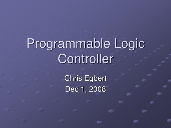 programmable logic controller