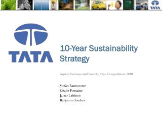 10-Year Sustainability Strategy