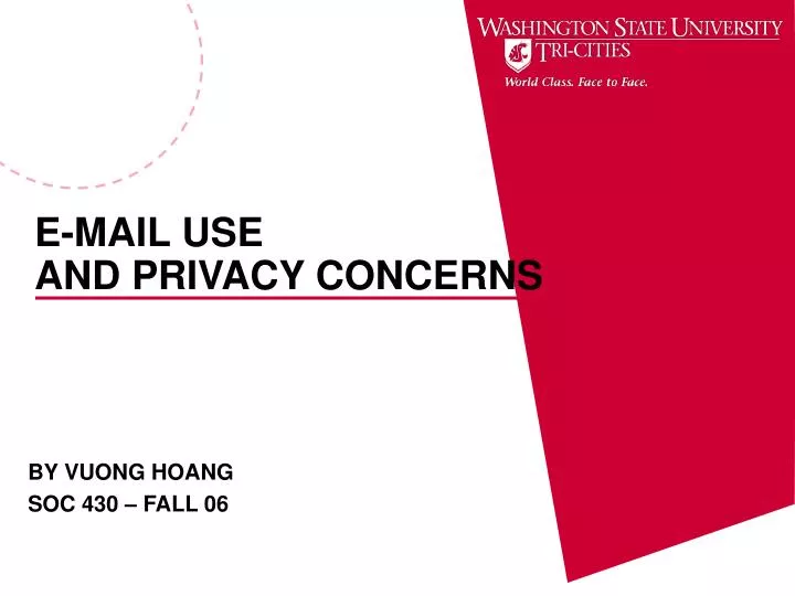 e mail use and privacy concerns