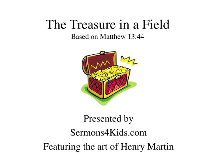 the treasure in a field based on matthew 13 44