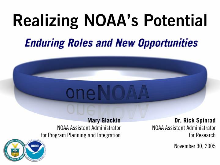 realizing noaa s potential