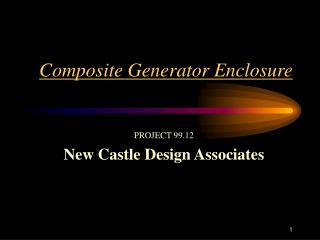 Composite Generator Enclosure