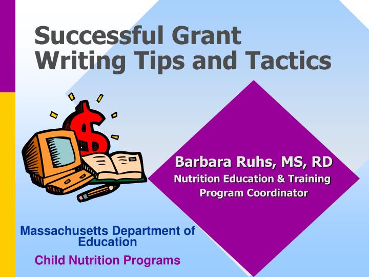 successful grant writing tips and tactics
