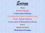 Energy - slide 1