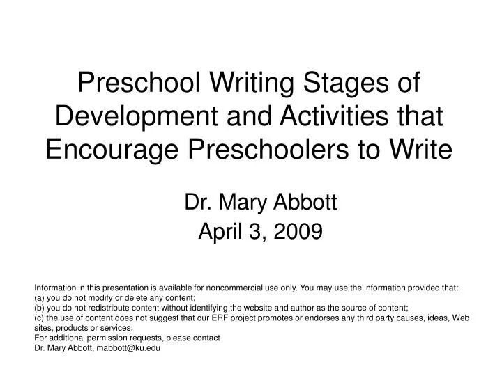 preschool writing stages of development and activities that encourage preschoolers to write