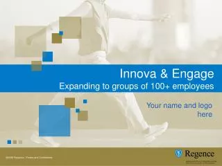 Innova &amp; Engage Expanding to groups of 100+ employees