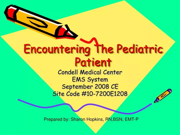 encountering the pediatric patient