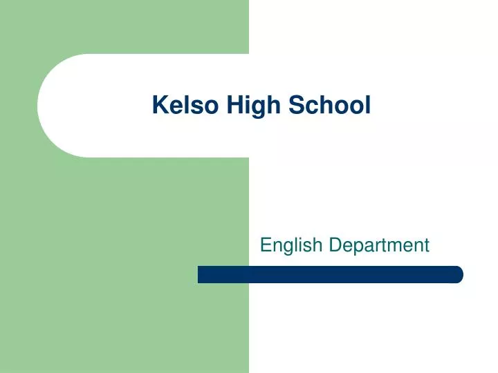 kelso high school