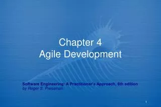 Chapter 4 Agile Development
