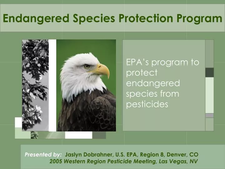 endangered species protection program