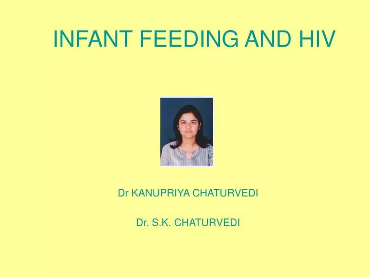 infant feeding and hiv