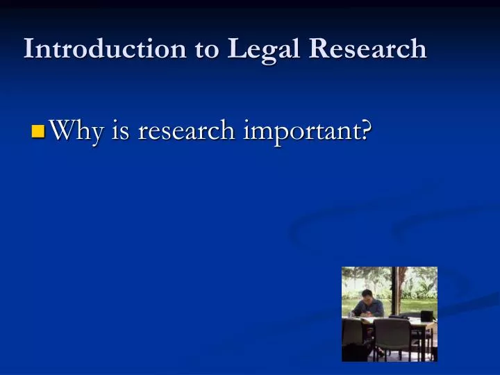 introduction to legal research