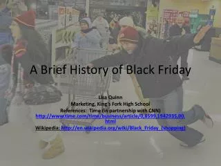 A Brief History of Black Friday