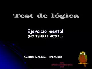 test de l gica