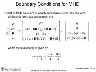 Boundary Conditions for MHD