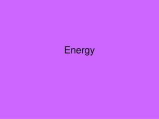 energy