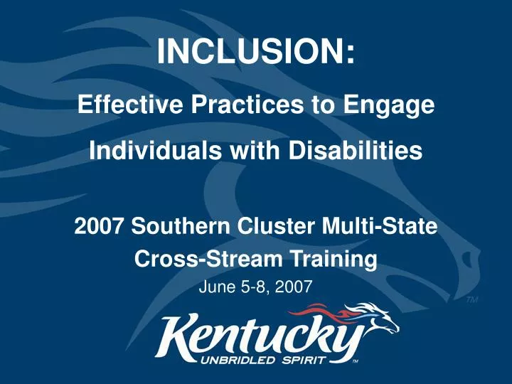 inclusion effective practices to engage individuals with disabilities