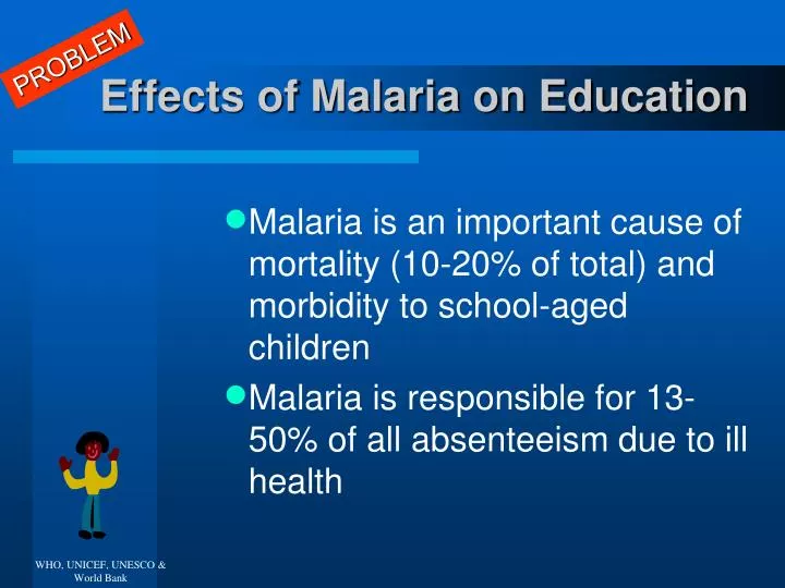 effects of malaria on education