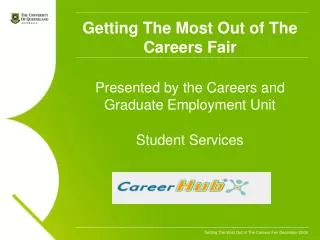 Getting The Most Out of The Careers Fair
