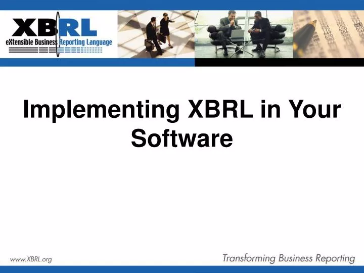 implementing xbrl in your software