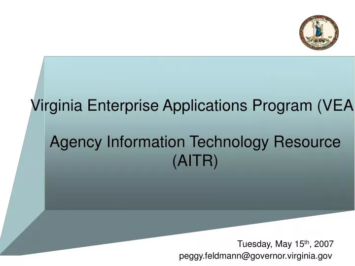virginia enterprise applications program veap
