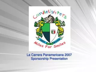 La Carrera Panamericana 2007 Sponsorship Presentation