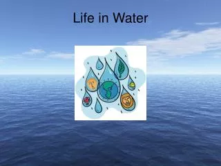 Life in Water