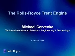 The Rolls-Royce Trent Engine
