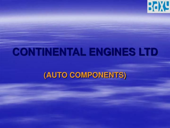 continental engines ltd auto components