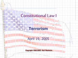 Terrorism April 19, 2005