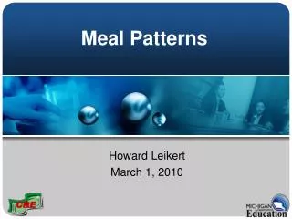 Meal Patterns
