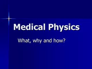 Medical Physics