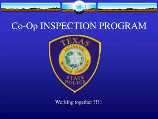 Co-Op INSPECTION PROGRAM