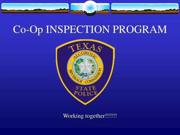 co op inspection program