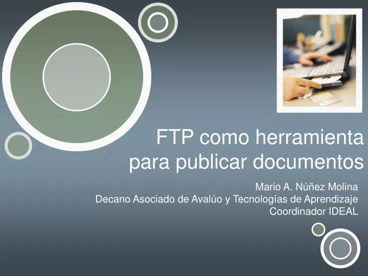 ftp como herramienta para publicar documentos