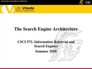 The Search Engine Architecture