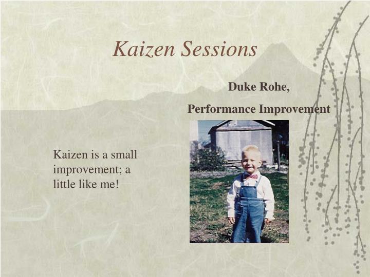 kaizen sessions