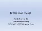 Is 99% Good Enough - slide 1