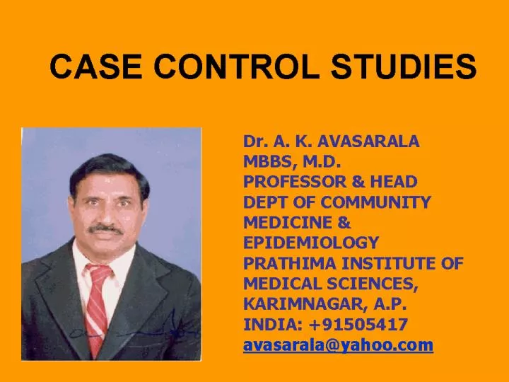 case control studies