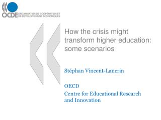 How the crisis might transform higher education: some scenarios