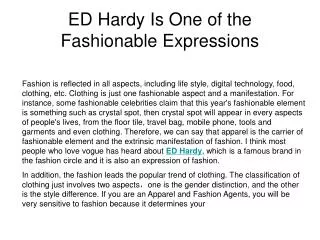 Ed Hardy Clothing