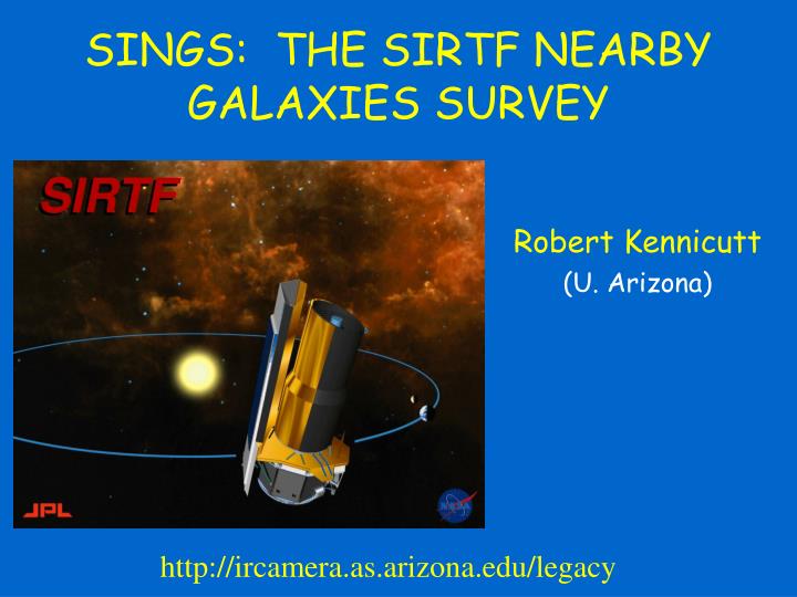 sings the sirtf nearby galaxies survey