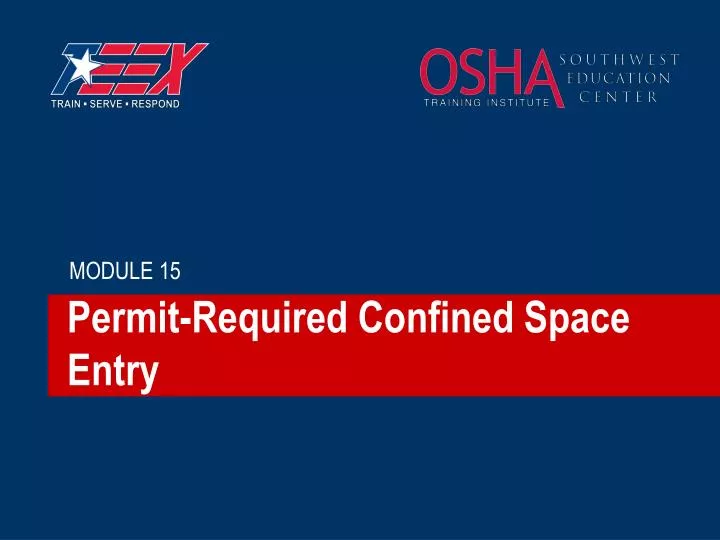 permit required confined space entry
