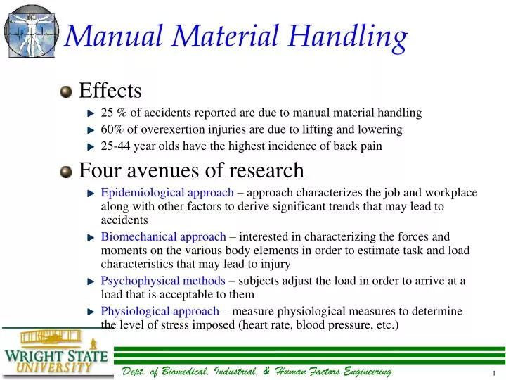 manual material handling