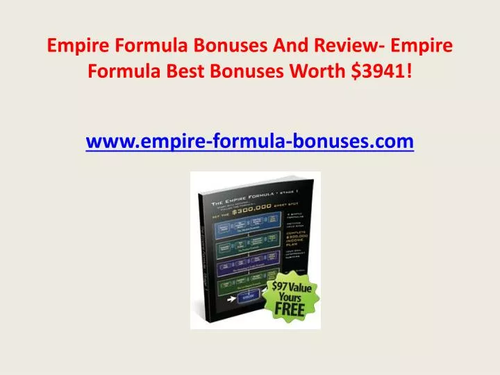 empire formula bonuses and review empire formula best bonuses worth 3941
