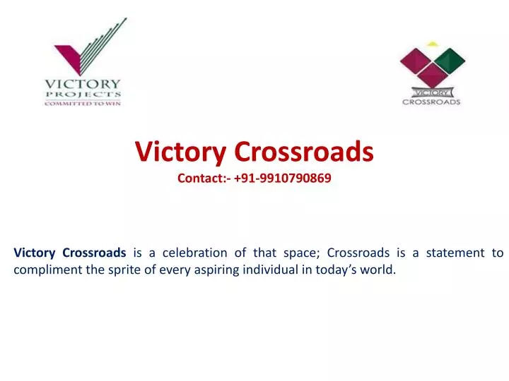 victory crossroads contact 91 9910790869